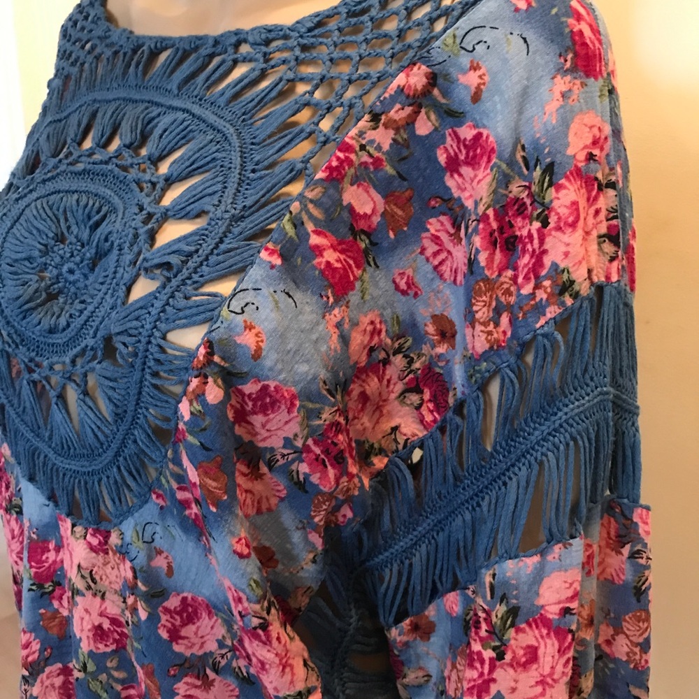 Selfie Couture by Trendology Boho Crochet Top – Size XS/S (Fits Like a Small)